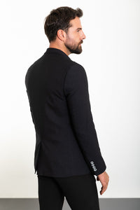 Oliver Slim Fit Navy Black Blazer