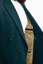 Load image into Gallery viewer, Oliver Slim Fit Double Breasted Petrol Blue Blazer
