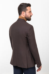 Oliver Slim Fit Brown Blazer