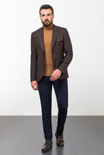 Load image into Gallery viewer, Oliver Slim Fit Brown Blazer
