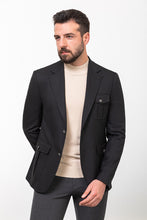 Load image into Gallery viewer, Oliver Slim Fit Black Blazer
