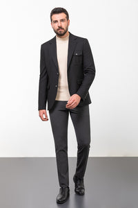 Oliver Slim Fit Black Blazer