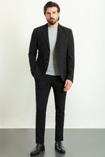 Load image into Gallery viewer, Oliver Slim Fit Woven Black Blazer
