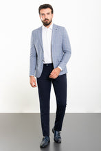 Load image into Gallery viewer, Oliver Slim Fit Blue Plaid Blazer/Jacket
