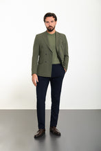 Load image into Gallery viewer, Oliver Slim Fit Khaki Double Breasted Blazer
