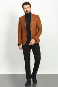 Tyler Slim Fit Hazelnut Blazer