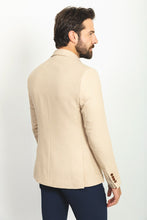 Load image into Gallery viewer, Tyler Slim Fit Beige Blazer
