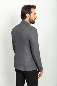 Tyler Slim Fit Charcoal Blazer