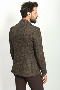 Tyler Slim Fit Brown Blazer