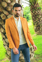 Load image into Gallery viewer, Tyler Slim Fit Mustard Blazer
