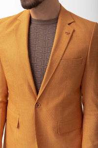 Tyler Slim Fit Mustard Blazer