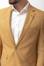 Load image into Gallery viewer, Tyler Slim Fit Yellow Blazer
