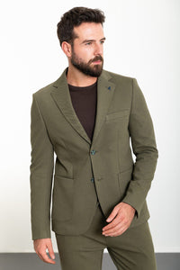 Tyler Slim Fit Khaki Suit