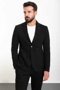 Tyler Slim Fit Black Suit