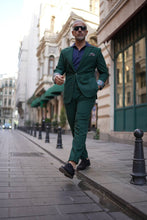 Load image into Gallery viewer, Tyler Slim Fit Special Designed Green Suit with Pleated Pants
