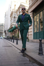 Load image into Gallery viewer, Tyler Slim Fit Special Designed Green Suit with Pleated Pants
