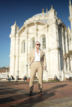 Load image into Gallery viewer, Tyler Slim Fit Special Designed Beige Suit
