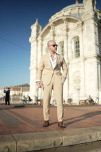 Load image into Gallery viewer, Tyler Slim Fit Special Designed Beige Suit
