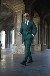 Tyler Slim Fit Special Designed Emerald Suit