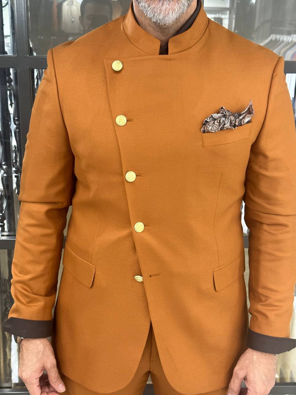 Tyler Slim Fit Special Designed Tile  Suit