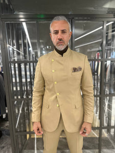 Tyler Slim Fit Special Designed Beige  Suit