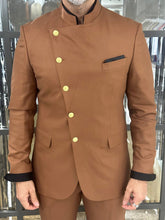 Load image into Gallery viewer, Tyler Slim Fit Special Designed Brown Suit
