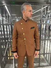 Load image into Gallery viewer, Tyler Slim Fit Special Designed Brown Suit
