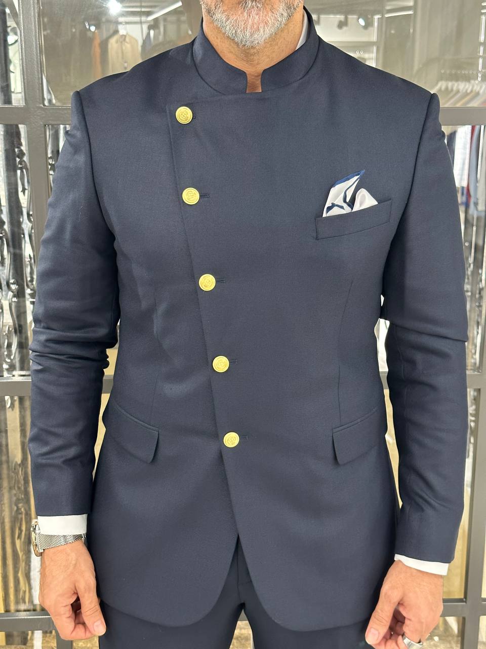 Tyler Slim Fit Special Designed Navy Blue Suit