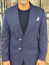 Load image into Gallery viewer, Tyler Slim Fit Special Designed Navy Blue Suit
