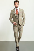 Load image into Gallery viewer, Liam Slim Fit Camel Vested Suit
