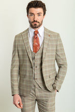 Load image into Gallery viewer, Liam Slim Fit Camel Vested Suit
