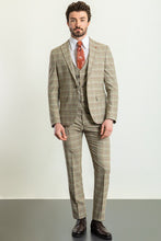 Load image into Gallery viewer, Liam Slim Fit Camel Vested Suit
