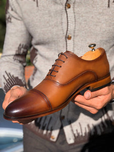 Marc Classic Tan Leather Shoes