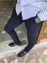 Load image into Gallery viewer, Lucas Super Slim Side Pocket Navy Pants
