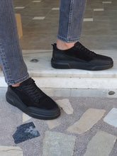 Load image into Gallery viewer, Jason Sardinelli Eva Sole Lace up Black Suede Leather Shoes
