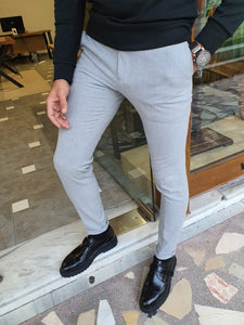 Kyle Slim Fit Grey Classic Pants