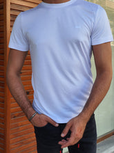 Load image into Gallery viewer, Lucas Slim Fit Lycra White Tees
