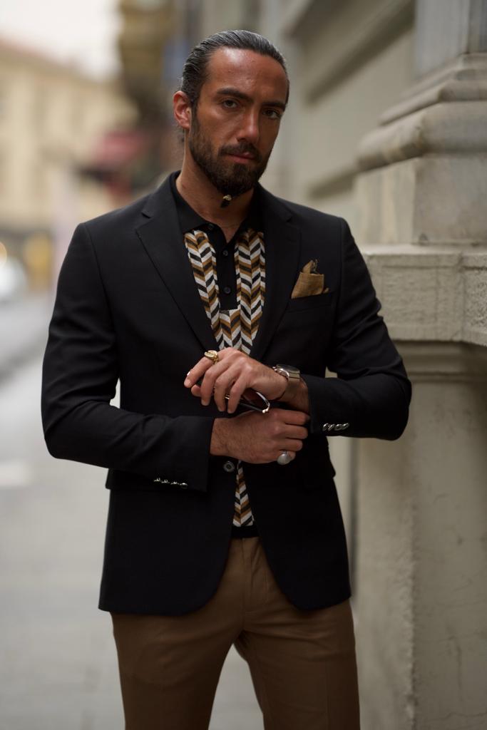 Black Blazer with Dark Brown Pants Outfits For Men 39 ideas  outfits   Lookastic