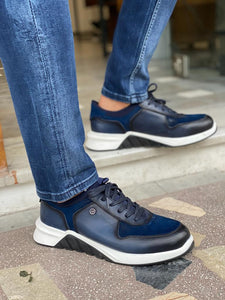 Mont Eva Sole Special Design Dark Blue Sneakers