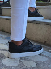 Load image into Gallery viewer, Max Sardinelli Eva Sole Lace up Matte Black Sneakers
