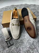 Load image into Gallery viewer, Madison Special Edition Neolite Suede Beige Leather Loafer
