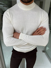 Load image into Gallery viewer, Reece Special Edition Slim Fit Ecru Turtleneck

