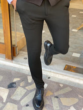 Load image into Gallery viewer, Clover Slim Fit Black Pants
