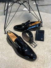 Load image into Gallery viewer, Karl Neolite Double Buckles Leather Shiney Shoes
