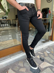 Morrison Slim Fit Black Jeans