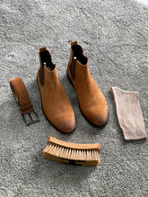 Load image into Gallery viewer, Efe Injected Leather Suede Tan Boots
