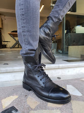 Load image into Gallery viewer, Blake Suede Custom Made Black Leather Boots
