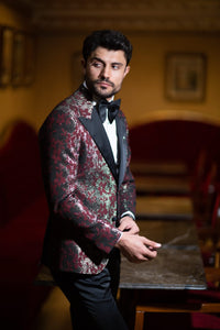 Special Edition Claret Red Slim fit Tuxedo