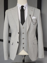 Load image into Gallery viewer, Everson Slim Fit BiStretch Grey Suit
