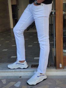 Max Slim Fit Special Edition White Jeans